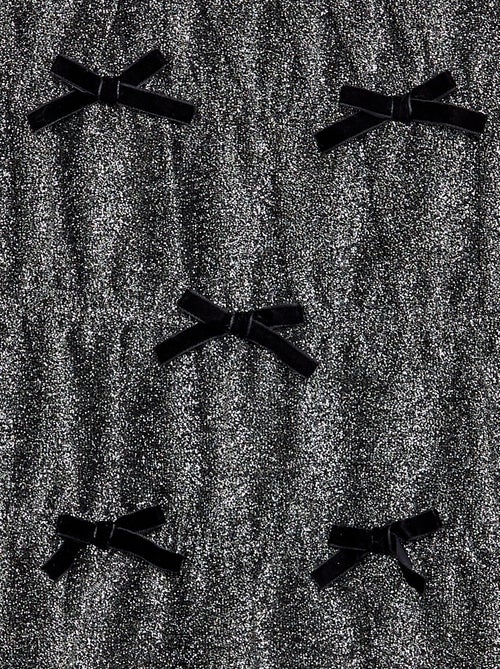 Vestido de punto brillante con lazos de fantasía - Kiabi