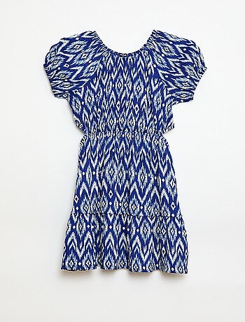 Vestido de punto calado en los laterales