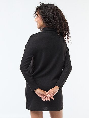 Vestido de punto con cuello alto