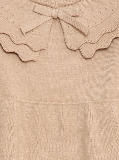 Vestido de punto con cuello Claudine - Kiabi