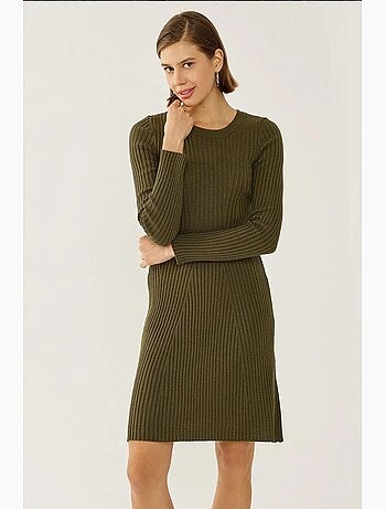 Vestido de punto con cuello redondo hiccup