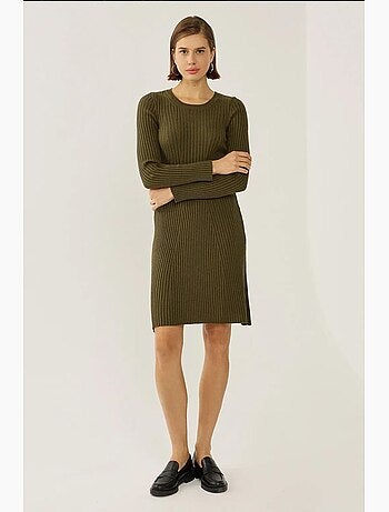 Vestido de punto con cuello redondo hiccup