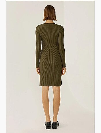 Vestido de punto con cuello redondo hiccup