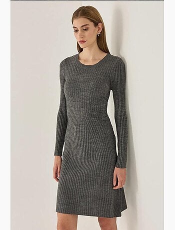 Vestido de punto con cuello redondo hiccup