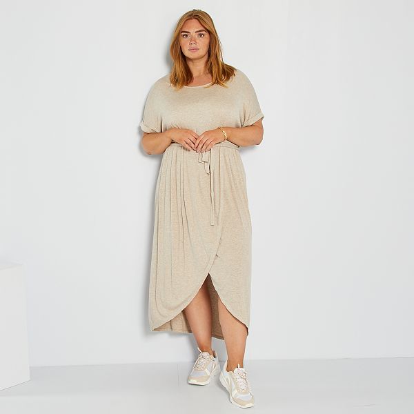 Vestido punto talla grande Clearance