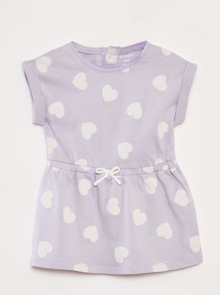 Vestido de punto con estampado