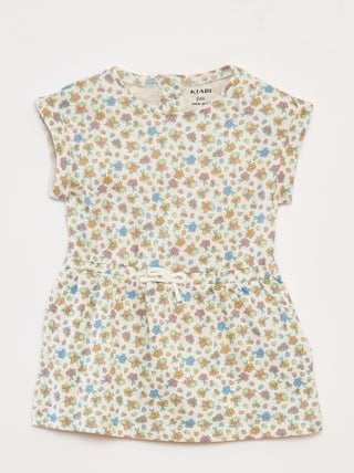 Vestido de punto con estampado