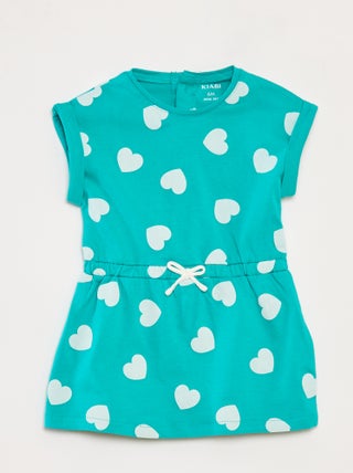 Vestido de punto con estampado