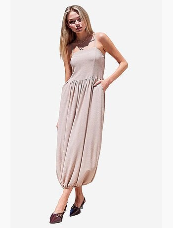 Vestido de punto con tirantes bdart