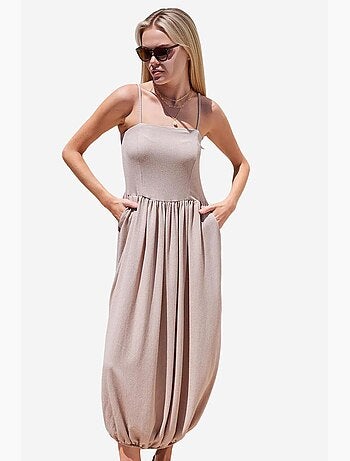 Vestido de punto con tirantes bdart