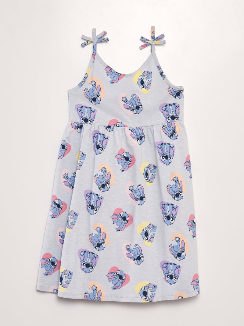 Vestido de punto con tirantes 'Disney' 'Stitch' AZUL - Kiabi