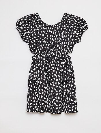 Vestido de punto de crepé estampado