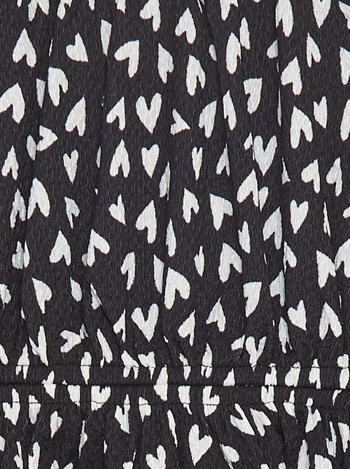 Vestido de punto de crepé estampado - Kiabi