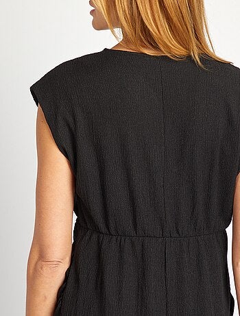 Vestido de punto de crepé midi