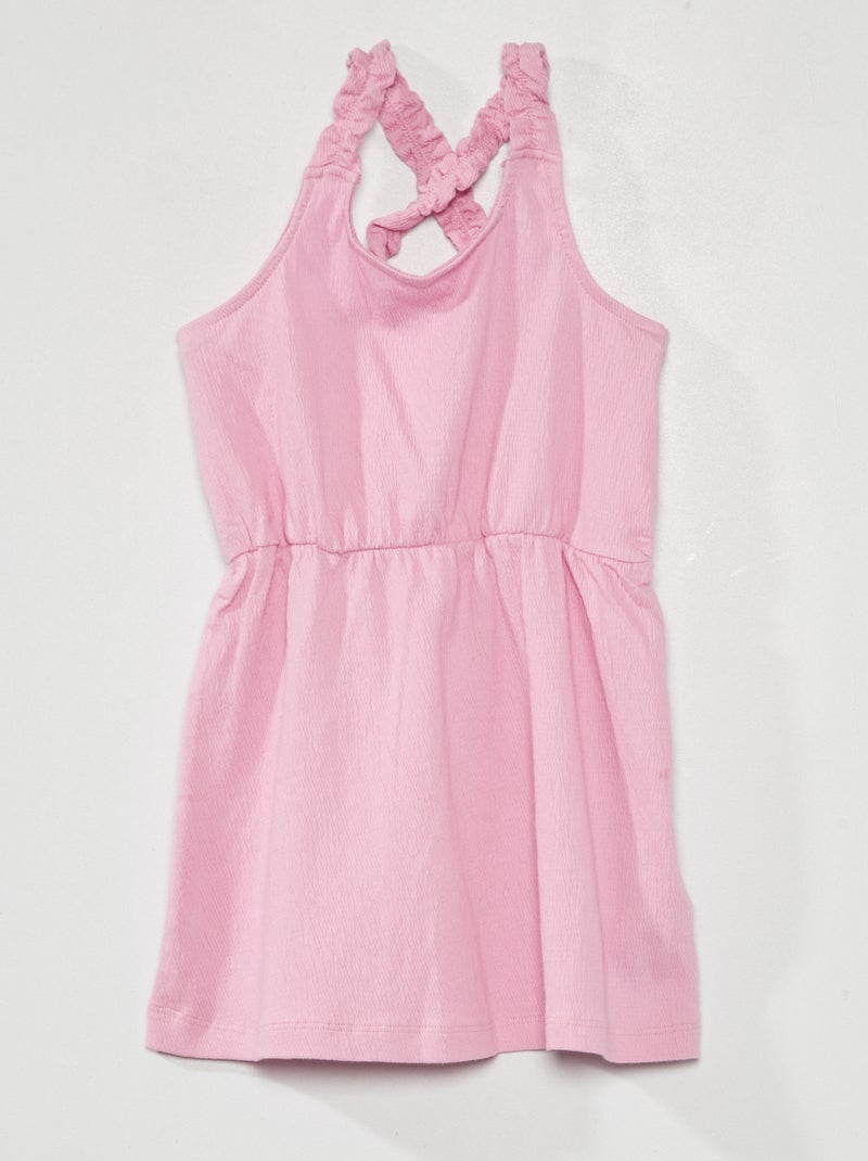 Vestido de punto de crepé PURPURA - Kiabi