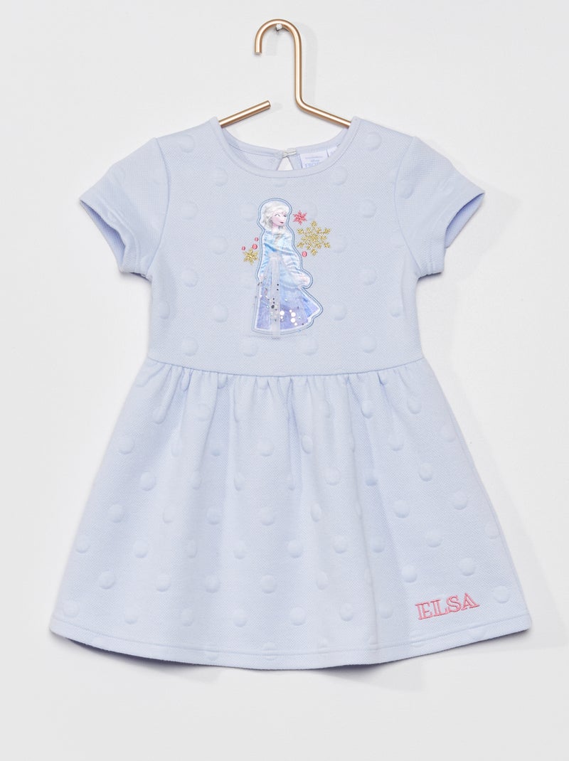 Vestido de punto de fantasía 'Frozen' azul - Kiabi