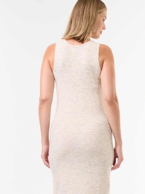 Vestido de punto de maternidad 2 en 1 - Kiabi Vestido de punto de maternidad 2 en 1 - Kiabi