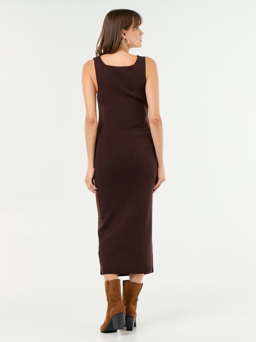 Vestido de punto de maternidad 2 en 1 - Kiabi Vestido de punto de maternidad 2 en 1 - Kiabi