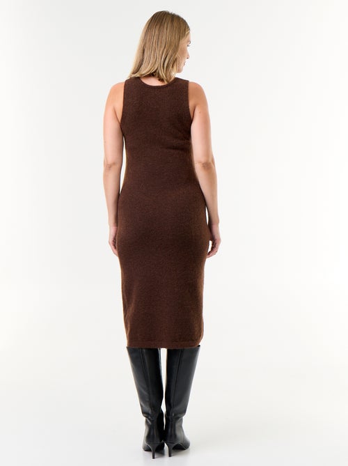 Vestido de punto de maternidad 2 en 1 - Kiabi Vestido de punto de maternidad 2 en 1 - Kiabi