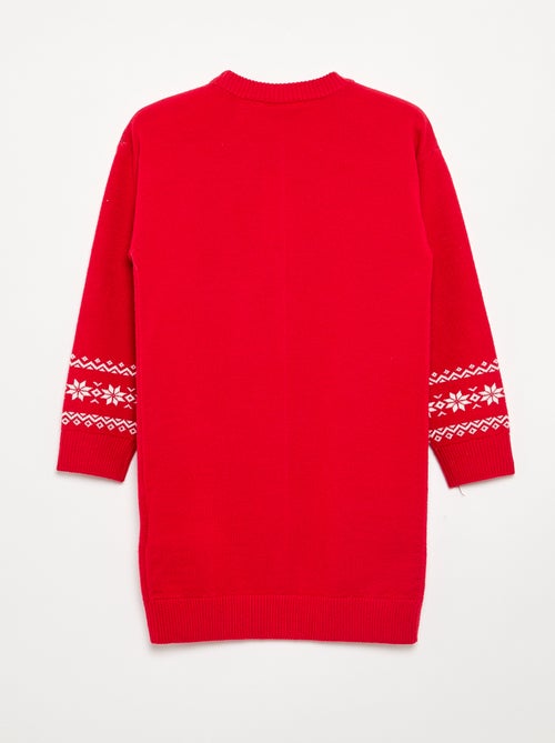 Vestido de punto de Navidad 'Disney' 'Minnie' - Kiabi Vestido de punto de Navidad 'Disney' 'Minnie' - Kiabi