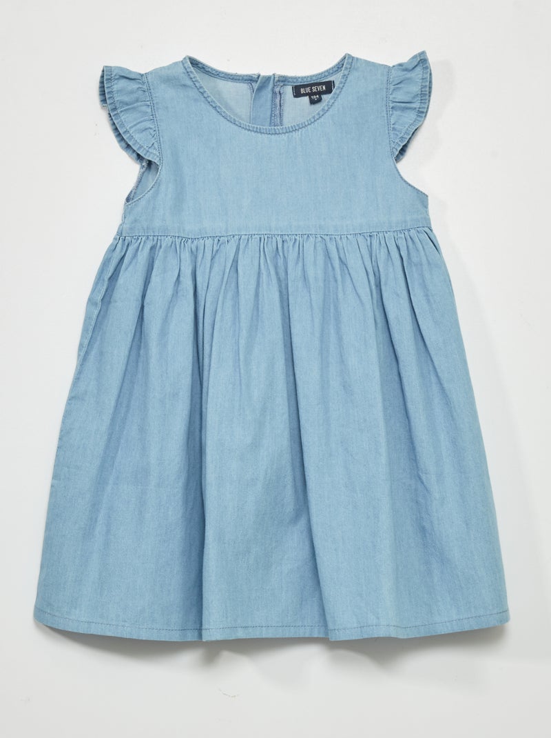 Vestido de punto denim - Kiabi