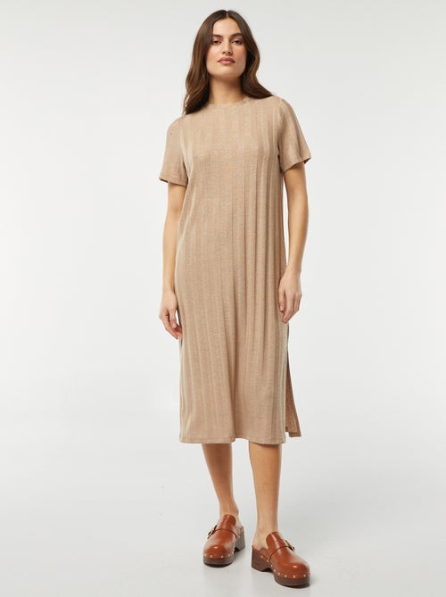 Vestido de punto fino - Kiabi