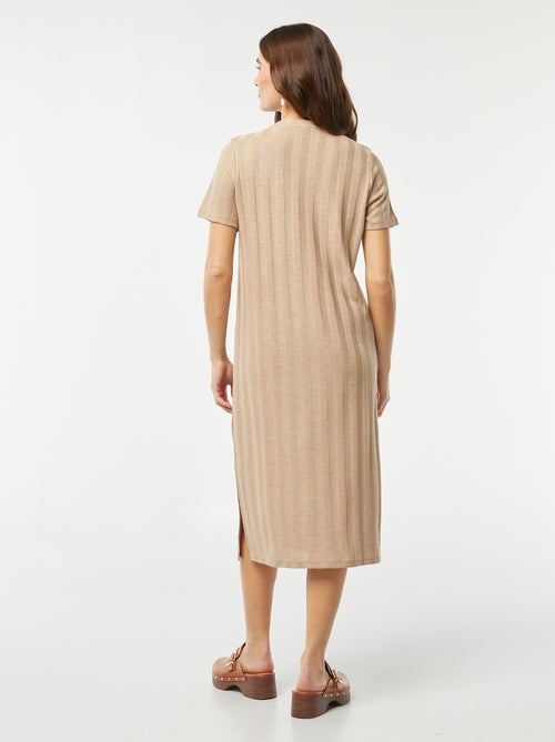 Vestido de punto fino - Kiabi