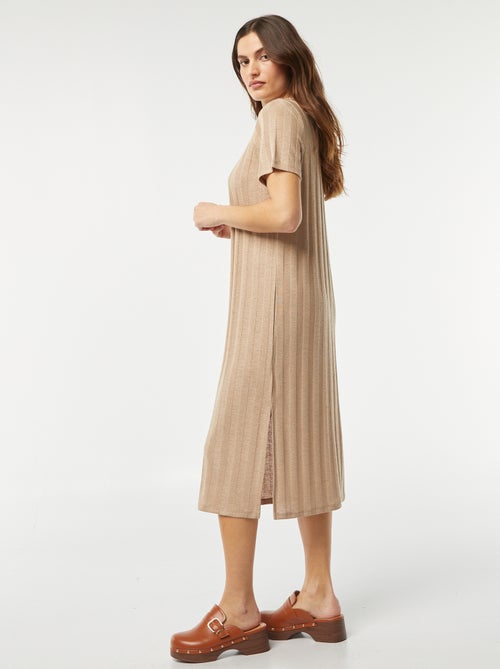 Vestido de punto fino - Kiabi