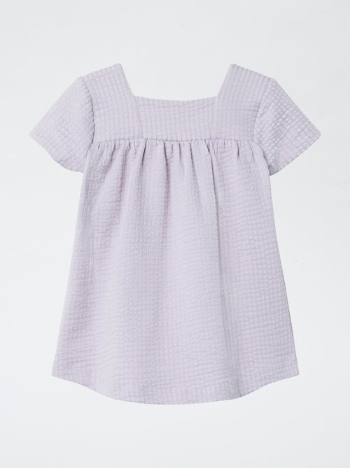 Vestido de punto gofrado 'Guppy' - Kiabi