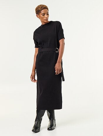 Vestido de punto grueso