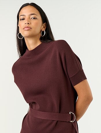 Vestido de punto grueso