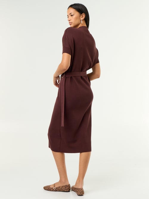 Vestido de punto grueso - Kiabi