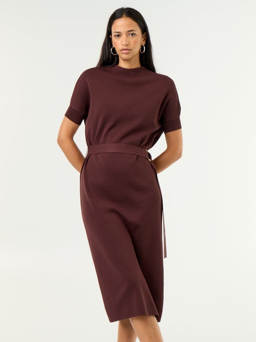 Vestido de punto grueso - Kiabi