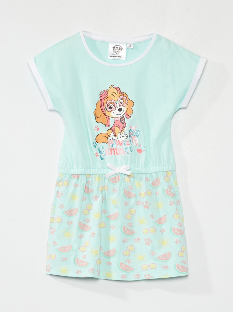 Vestido de punto 'La Patrulla Canina' AZUL - Kiabi