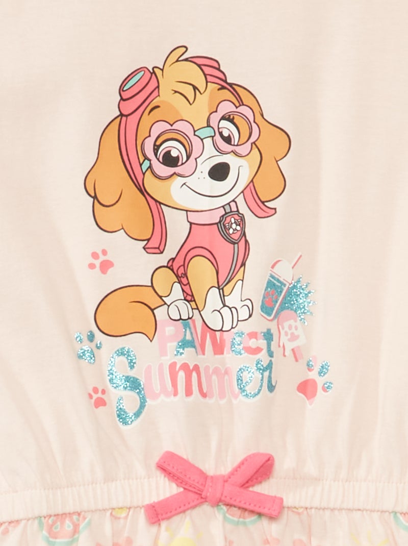 Vestido de punto 'La Patrulla Canina' rosa - Kiabi