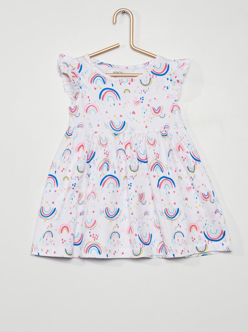 Vestido de punto 'limones' BEIGE - Kiabi