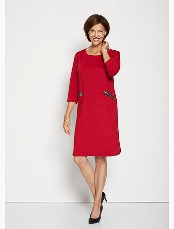 Vestido de punto liso o jacquard - Afibel