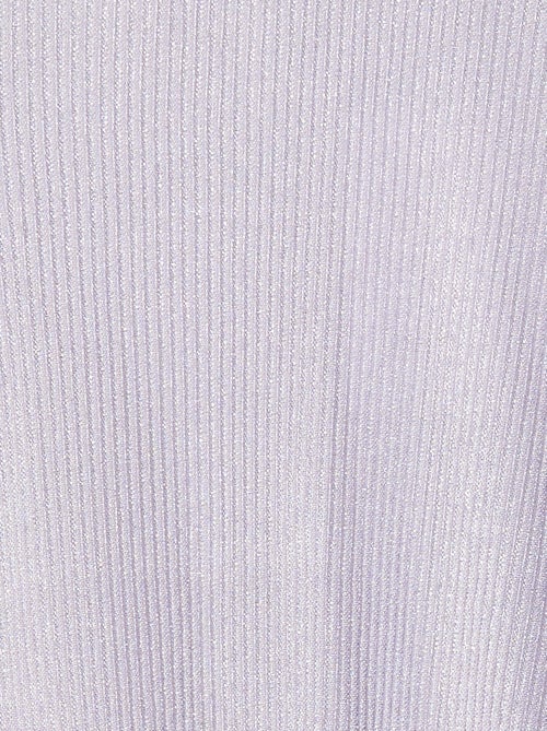 Vestido de punto lúrex texturizado - Kiabi