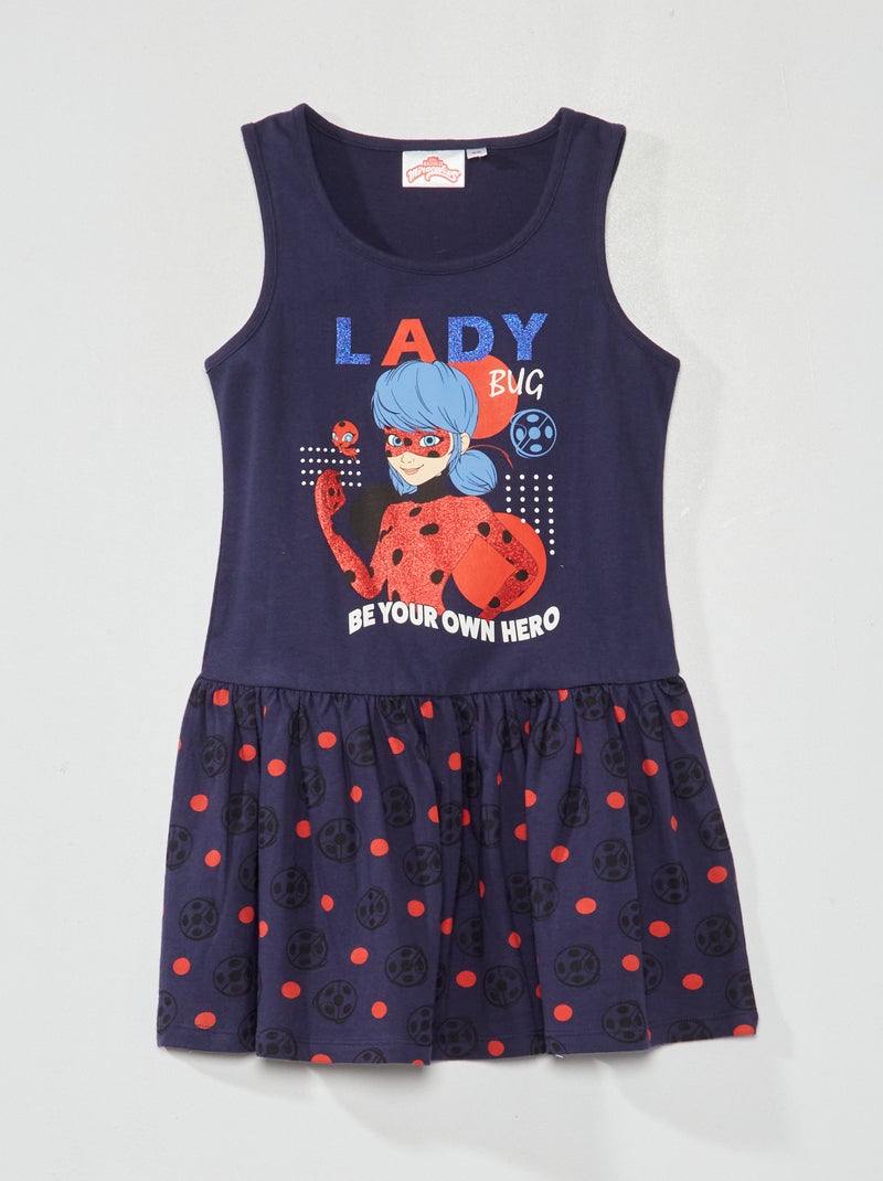 Vestido de punto 'Miraculous' azul marino - Kiabi