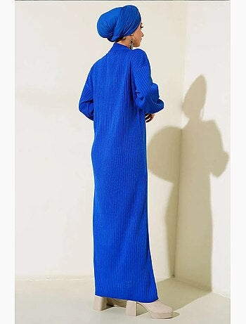Vestido de punto modesto largo bdart