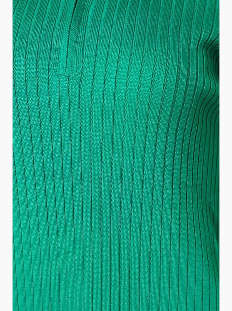 Vestido de punto modesto largo bdart Verde - Kiabi