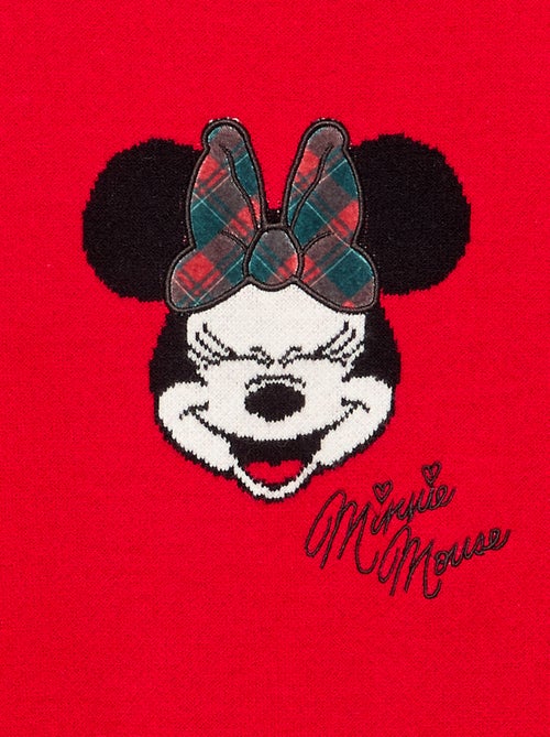 Vestido de punto navideño "Disney" "Minnie" "Navidad" - Kiabi