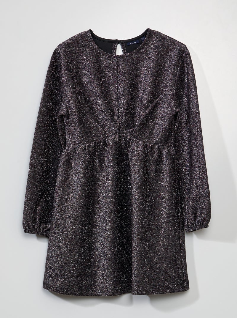 Vestido de punto NEGRO - Kiabi