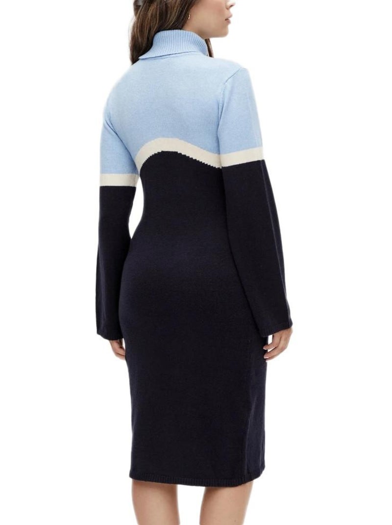 Vestido de Punto para Mujer Mamalicious Negro - Kiabi