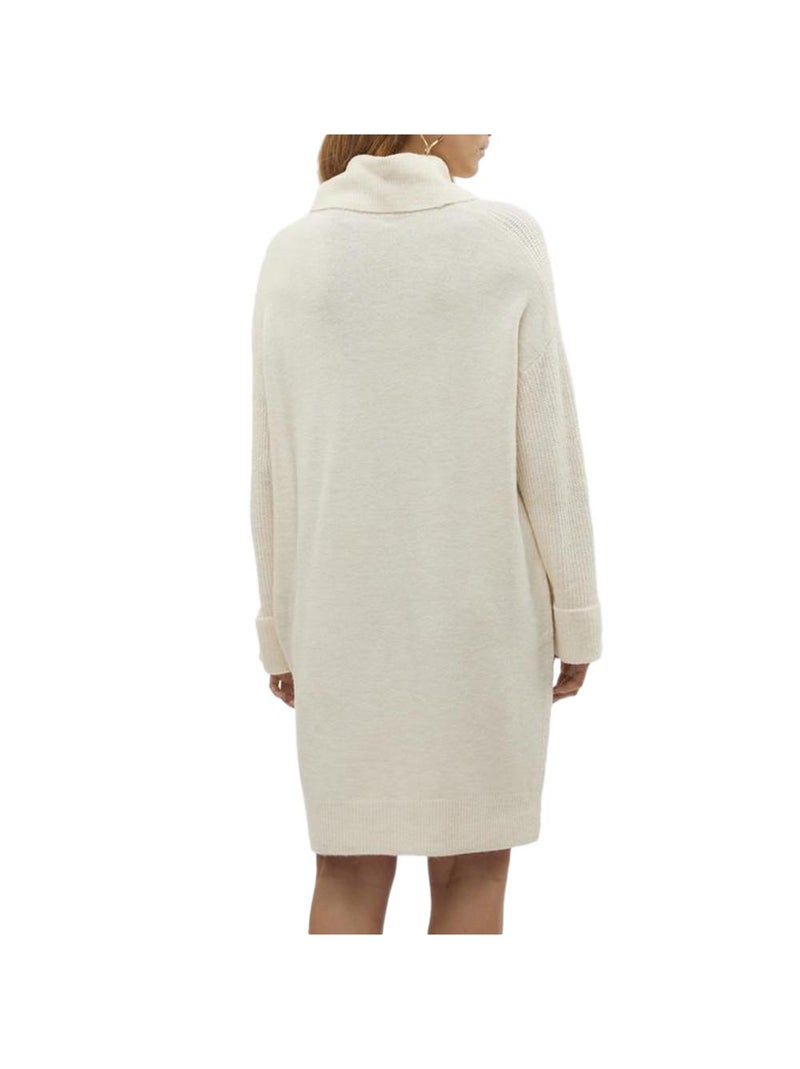 Vestido de Punto para Mujer Vero Moda Blanco - Kiabi