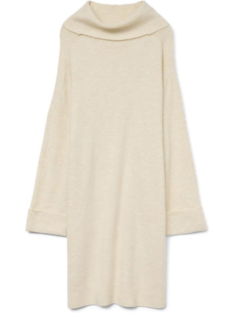 Vestido de Punto para Mujer Vero Moda Blanco - Kiabi