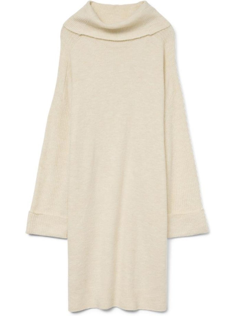 Vestido de Punto para Mujer Vero Moda Blanco - Kiabi