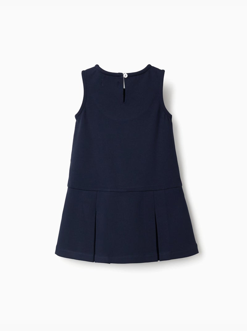 Vestido de punto Roma sin mangas Azul oscuro - Kiabi
