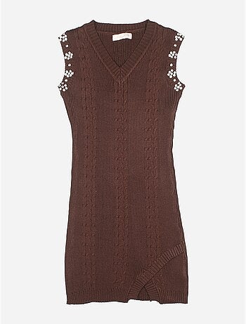 Vestido de punto trenzado - Kids Star