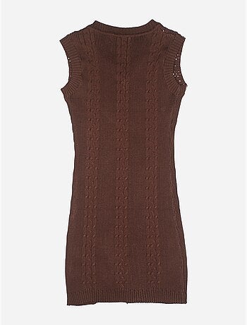 Vestido de punto trenzado - Kids Star